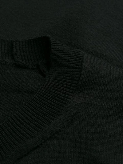 Shop Comme Des Garçons Comme Des Garçons Knitted Jumper - Black