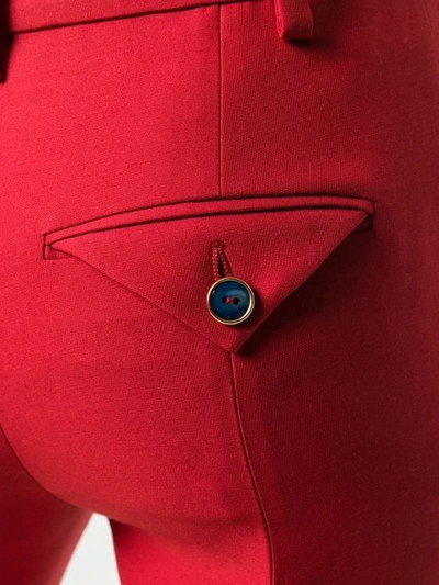 VALENTINO 直筒长裤 - 红色