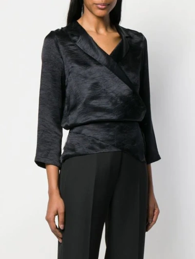 Shop Ann Demeulemeester Wrap In Black