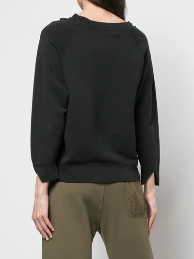 Shop Nili Lotan Luka Jersey Sweater In Black