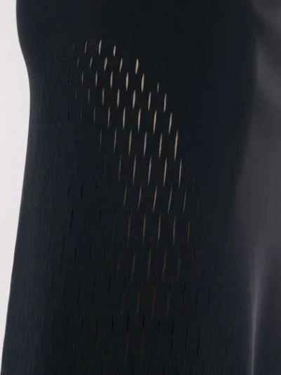 Shop Dion Lee Perf Countour Midi Skirt In Black