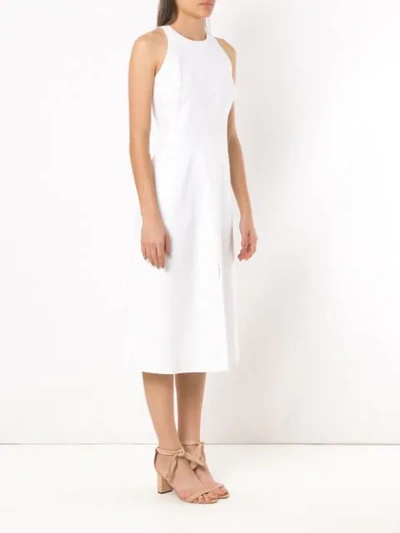 Shop Andrea Marques Flared Dress In White