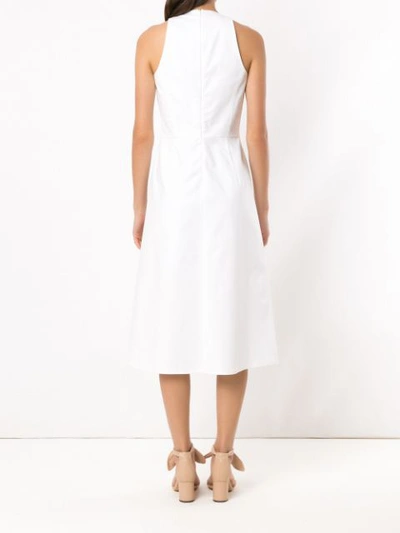 Shop Andrea Marques Flared Dress In White