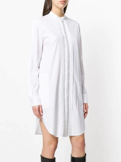 A.F.VANDEVORST FITTED SHIRT DRESS - 白色