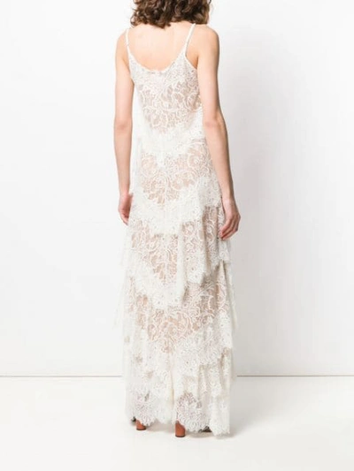 Shop Aniye By Layered Lace Panel Dress In White