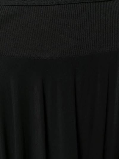 Shop Rick Owens Slit Skirt In Black