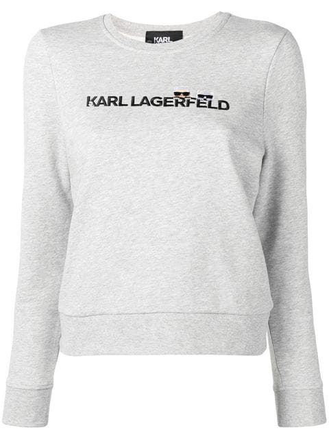 karl lagerfeld logo sweatshirt