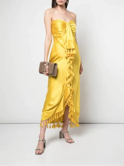 Shop Cinq À Sept Elise Dress  In Lemon Drop