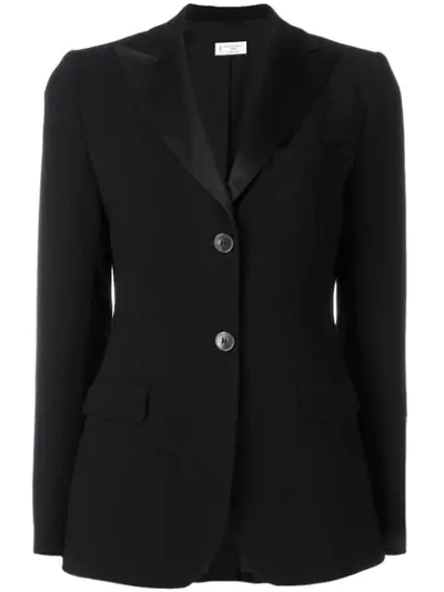 Shop Alberto Biani Single Breasted Blazer - Black