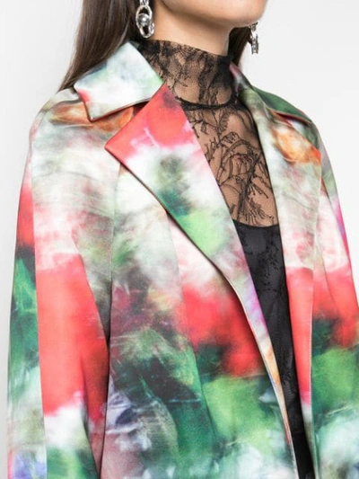 Shop Adam Lippes Floral Coat In Multicolour