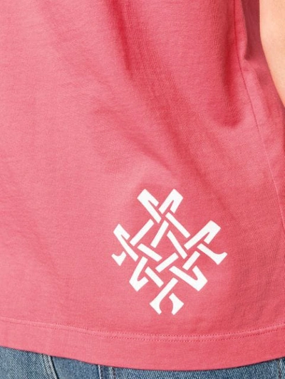 Shop Mr & Mrs Italy Landmark Print T-shirt In Pink