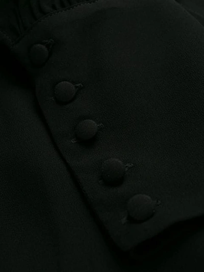 Shop Dondup V-neck Blouse In Black