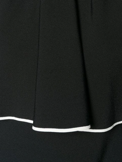 Shop Valentino Cape Dress In Black