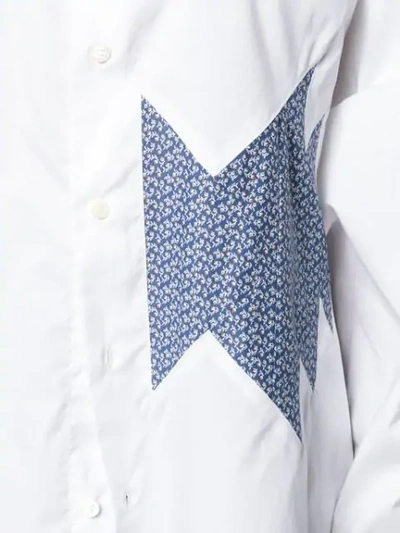 Shop Ambush Patchwork-hemd In White