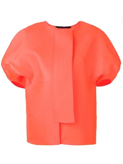 Shop Sofie D'hoore Clock Structured Jacket In Orange