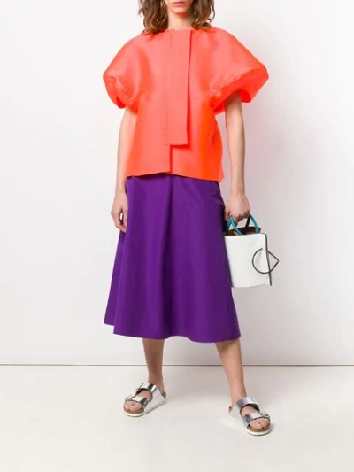 Shop Sofie D'hoore Clock Structured Jacket In Orange