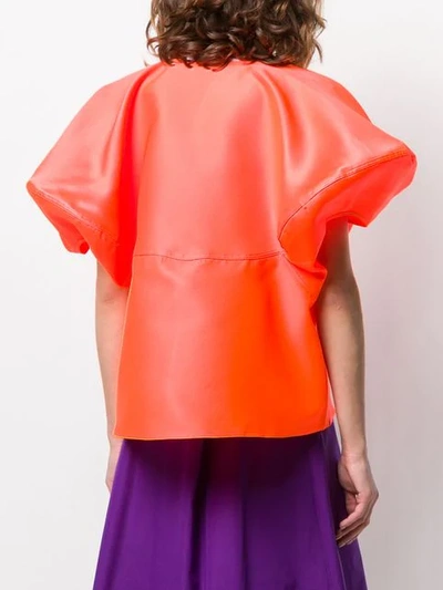 Shop Sofie D'hoore Clock Structured Jacket In Orange