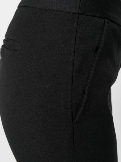 Shop Michael Michael Kors Flared Trousers In Black