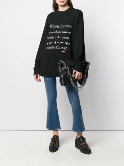 Shop Stella Mccartney All Together Now Sweatshirt In Black