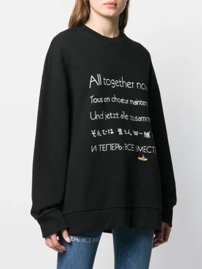 Shop Stella Mccartney All Together Now Sweatshirt In Black