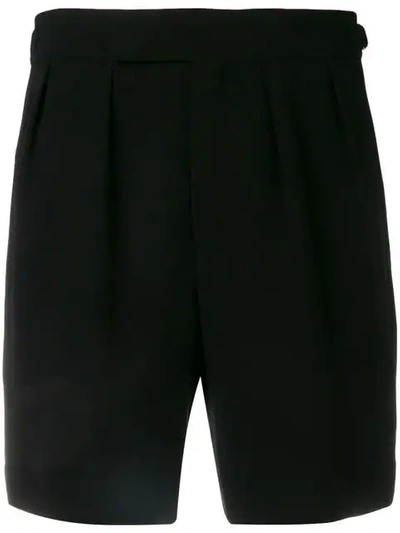 Shop Neil Barrett Classic Tailored Shorts In Black