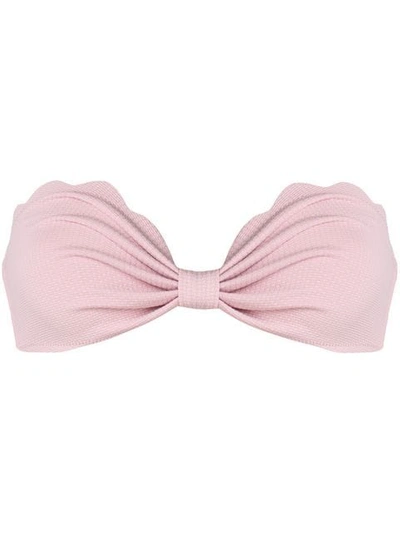 Shop Marysia Bandeau-bikinioberteil In Pink
