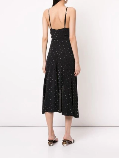 Shop Alice Mccall Oscar Rouched Midi Dress In Black