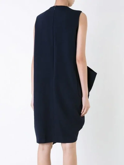 Shop Enföld Napkin Dress In Blue