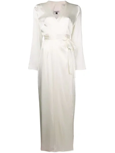 Shop Gilda & Pearl Sophia Long Robe In White
