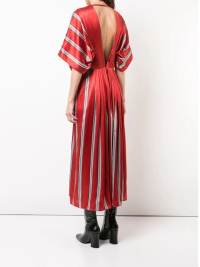 Shop Roksanda Deep V-neck Dress - Red