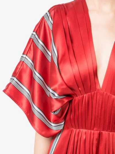 Shop Roksanda Deep V-neck Dress - Red