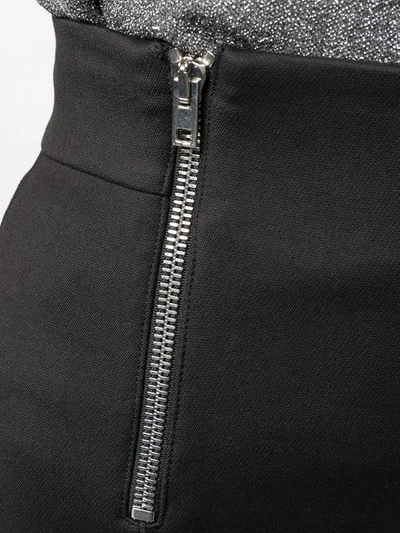 Shop Alexander Wang Wide Leg High-waisted Trousers In Black