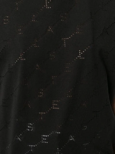 Shop Stella Mccartney T-shirt Mit Logo-print In Black