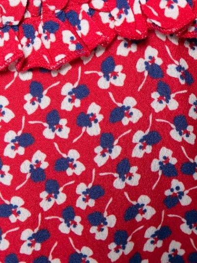 Shop Andamane Floral Print Summer Dress - Red