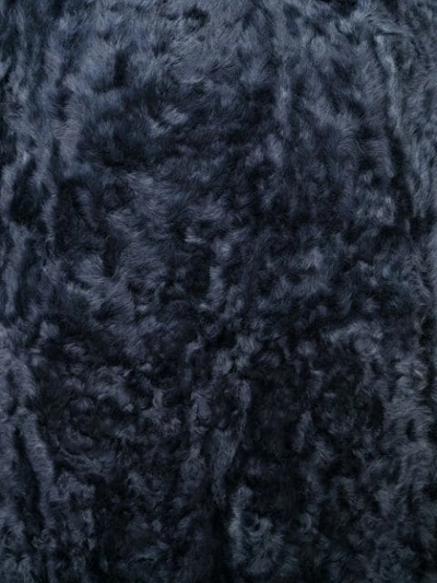 Shop Drome Reversible Hooded Coat - Blue