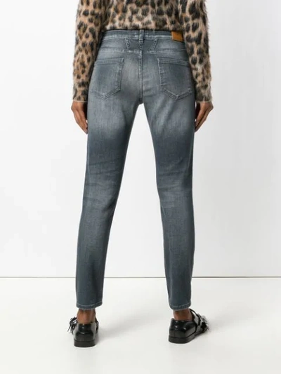 Shop Closed Faded Skinny Jeans In Grey