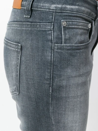 Shop Closed Faded Skinny Jeans In Grey