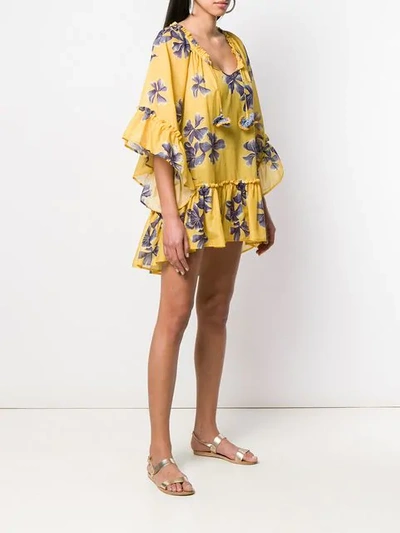 Shop Anjuna Futura Dress In Yellow