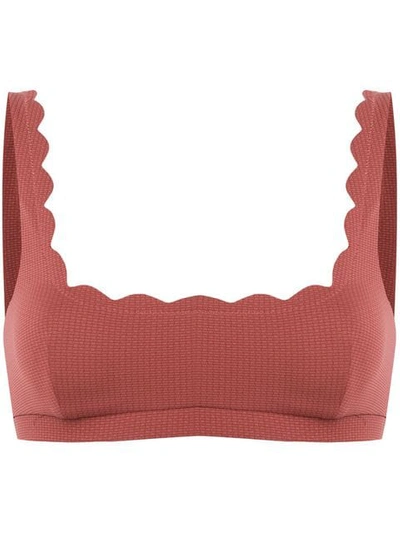 Shop Marysia Bikini Top In Pink
