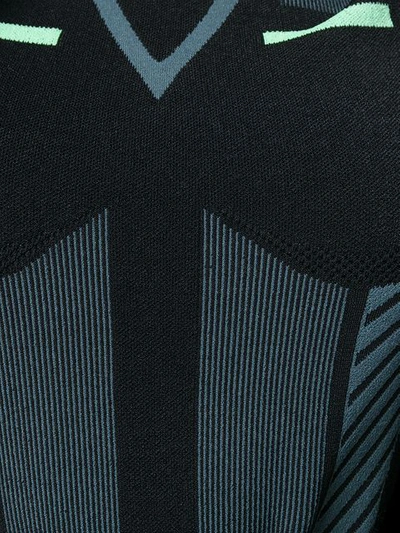 Shop Off-white Logo Sleeve Bodysuit In Black