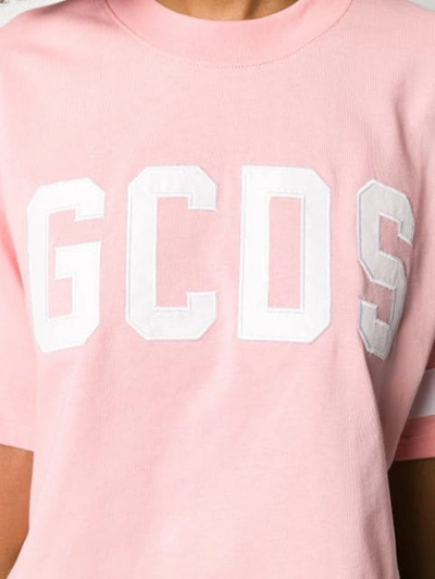 Shop Gcds Logo T-shirt In Pink