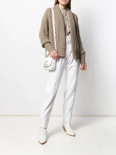 Shop Brunello Cucinelli Striped Blouse In Neutrals