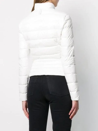 Shop Mackage Cindee Zip Up Padded Jacket In White