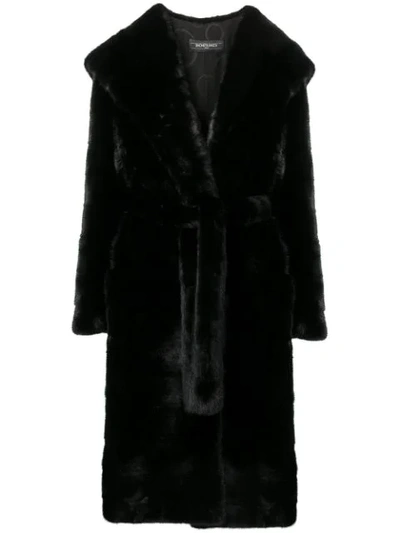 Shop Simonetta Ravizza Maddie Fur Coat - Black