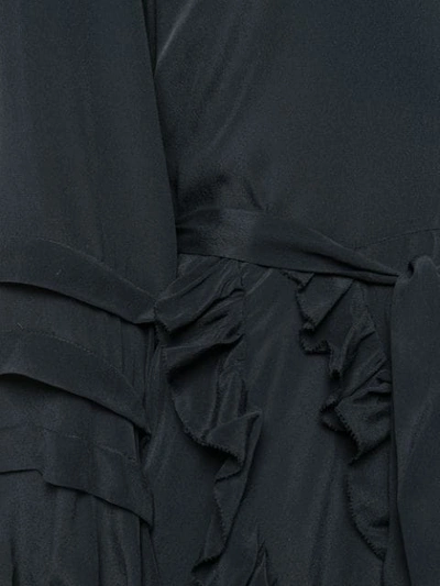 Shop Iro Ruffle Detail Dress - Black