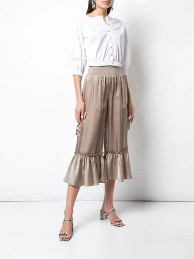 Shop Cinq À Sept 'priya' Hose In Neutrals