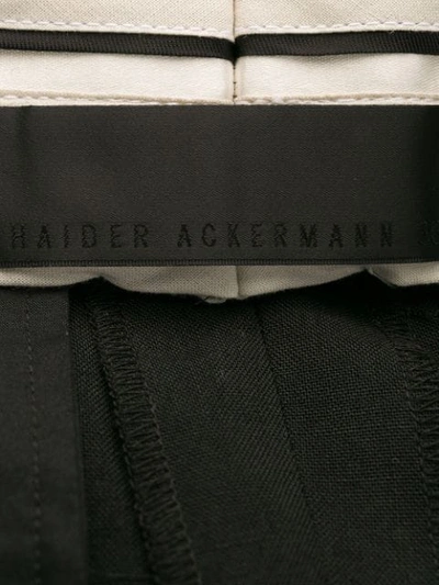 HAIDER ACKERMANN 直筒长裤 - 黑色