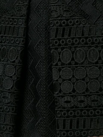Shop Giamba Inverted Pleat Skirt In Black