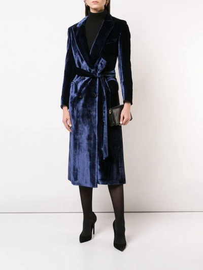 Shop Blazé Milano Etoile Blazer Dress - Blue