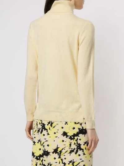 Shop Anteprima Roll Neck Sweater - Yellow